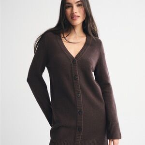 Abercrombie Cardigan Sweater Mini Dress - like new!